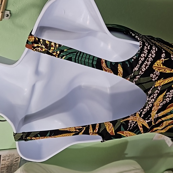 SWIM SUIT palm leaves one piece - Picture 3 of 15